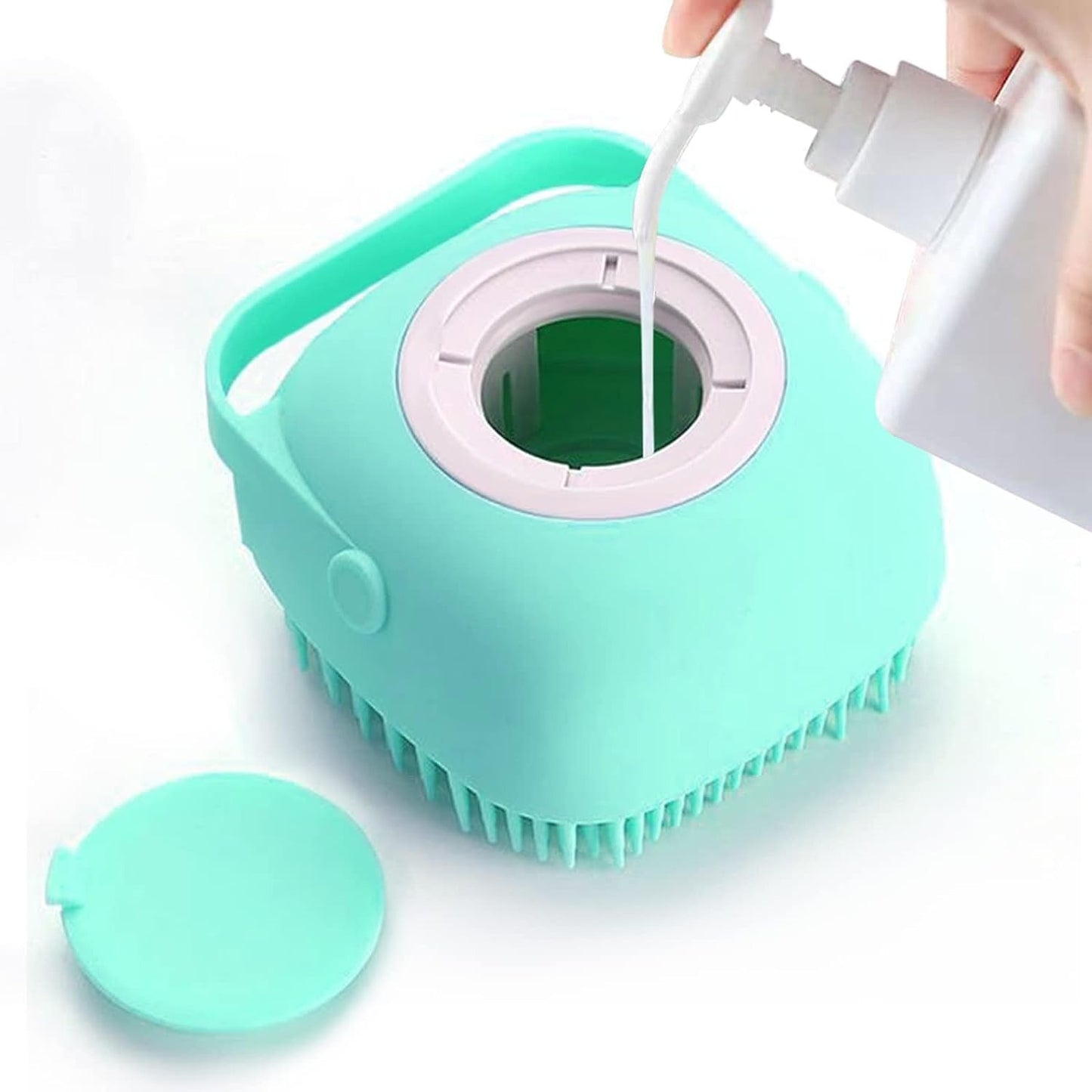Cepillo de Baño con Depósito de Champú