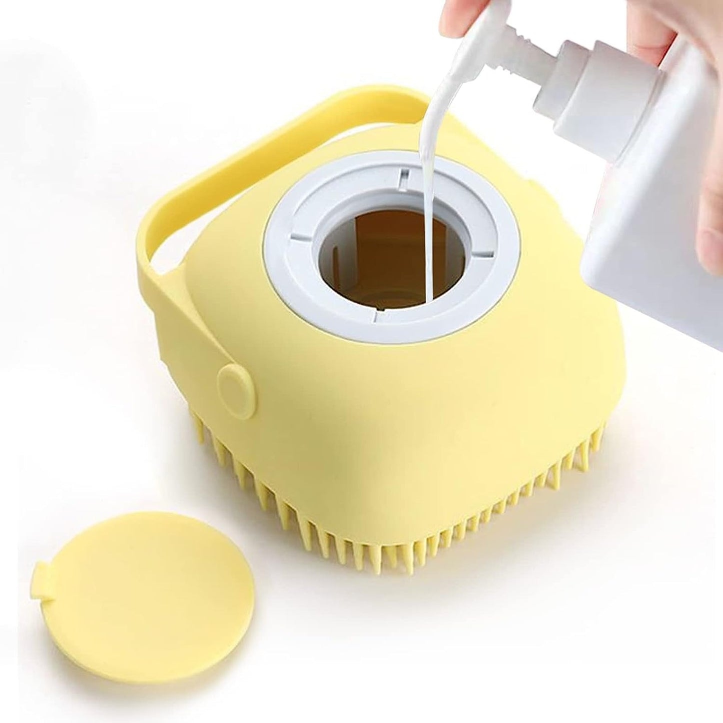 Cepillo de Baño con Depósito de Champú
